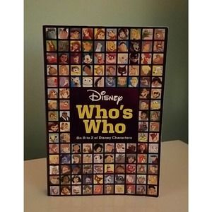 Disney Who's Who An A to Z of Disney Characters Paperback Book 2017